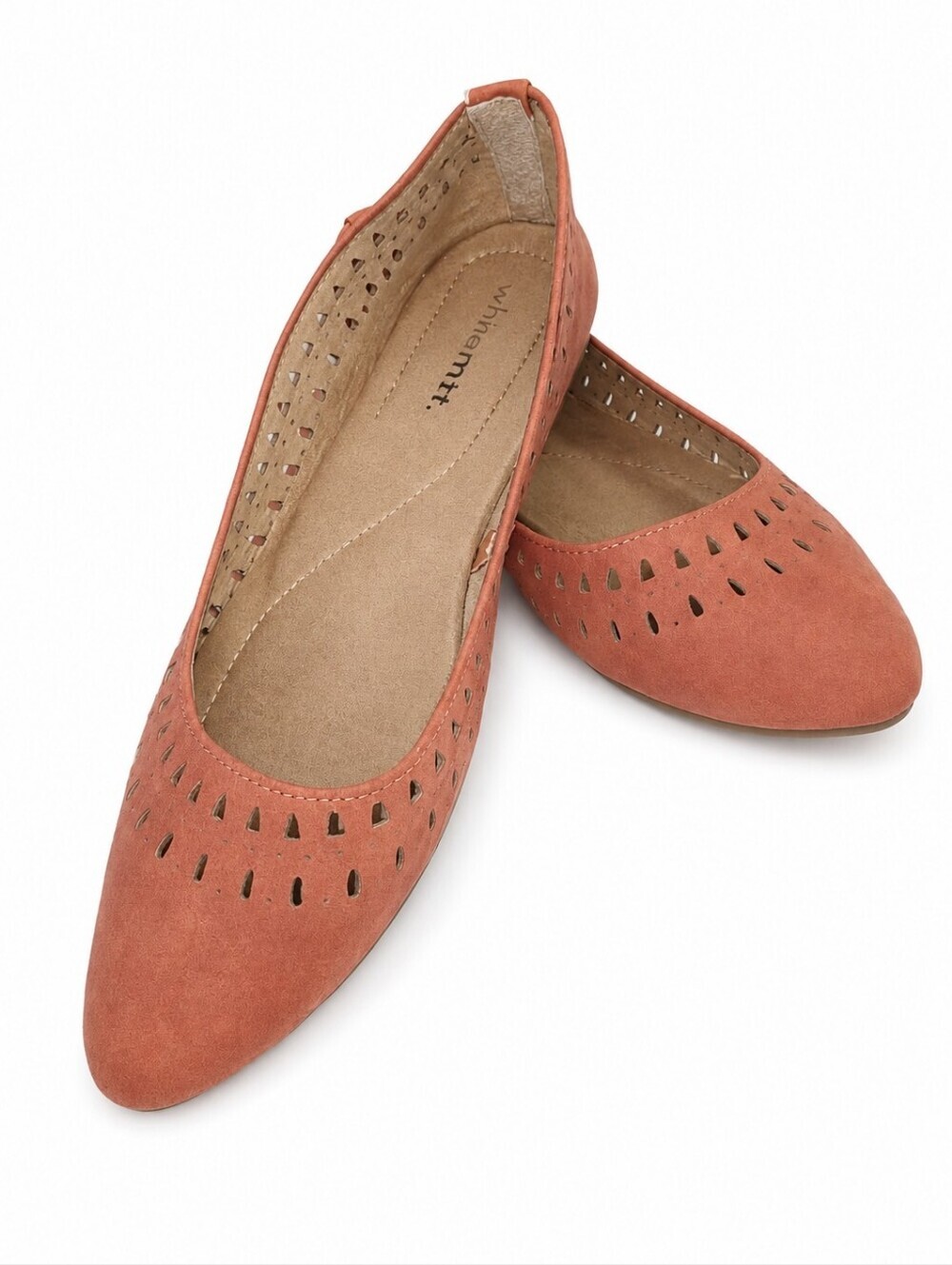 White Mountain Cutout Pointed Flats 11 (Minor Toe Scuffs)